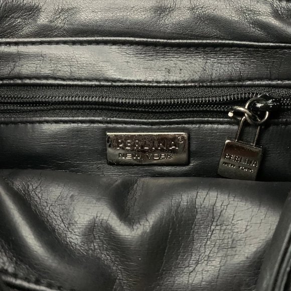 🚫SOLD•E✝️SY🚫 Vintage Perlina Leather Crossbody Bag - Picture 9 of 10